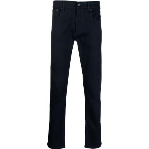 Ralph Lauren Purple Label jeans slim a vita media - blu