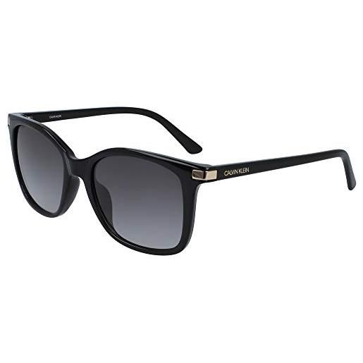 Calvin Klein ck19527s occhiali da sole, black, taglia unica donna