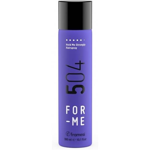 Framesi for-me 504 hold me strongly hairspray 300ml - lacca nos gas fissaggio forte
