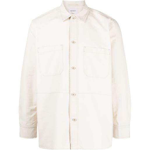 Norse Projects giacca-camicia ulrik - bianco