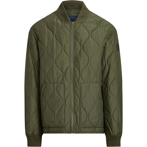 Polo Ralph Lauren giacca trapuntata con applicazione - verde