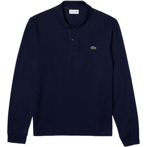 LACOSTE polo classic fit long sleeve uomo navy blue