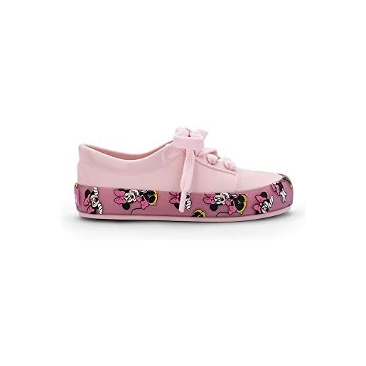 melissa mini street + mickey and friends bb, scarpe da bambina, bianco, 25/25.5 eu