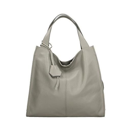 Borsa Donna Tracolla Media Borsa A Spalla In Pelle Dollaro Bianca