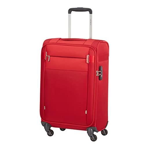Samsonite citybeat, valigetta e trolley, rosso (red), spinner s (55 cm - 35 l)