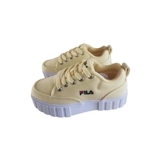 Fila sandblast c kids, scarpe da ginnastica, pale banana, 29 eu