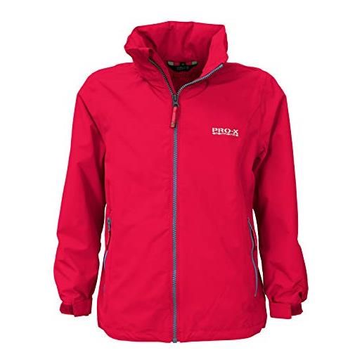 PRO-X elements - giacca unisex per bambini, unisex - bambini, giacca, 9450, rosso - mars red, 176