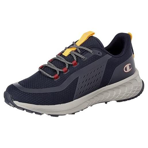 Champion street trek, sneakers uomo, blu marino/bordeaux/arancione (bs501), 46 eu