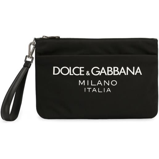 Dolce & Gabbana portafoglio con stampa - nero