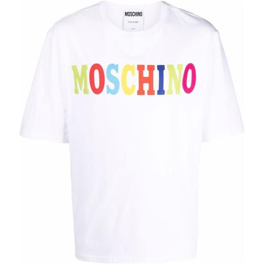 Moschino t-shirt con design color-block - bianco