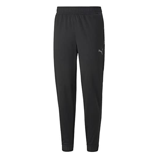 PUMA pantaloni da jogging train fit pwrfleece, maglia uomo, black, l
