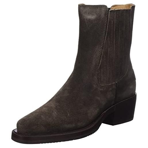 Shabbies Amsterdam shs1159 western chelsea ankle, boot donna, marrone, 36 eu