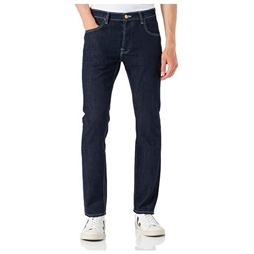 Lee rider button fly jeans, rinse, 36w x 32l uomo
