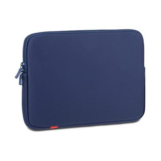 RivaCase® antishock laptop sleeve 5123 blu, 13 - custodia morbida compatibile con mac. Book