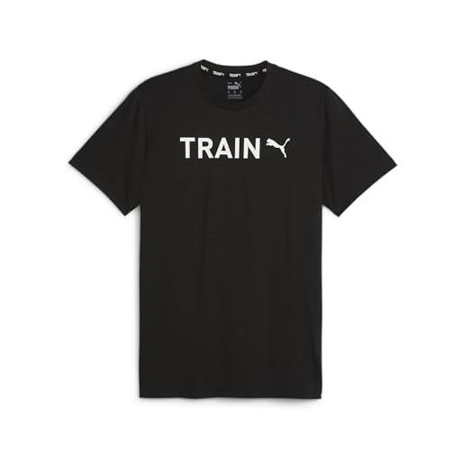 PUMA maglietta grafica da uomo train black, xl