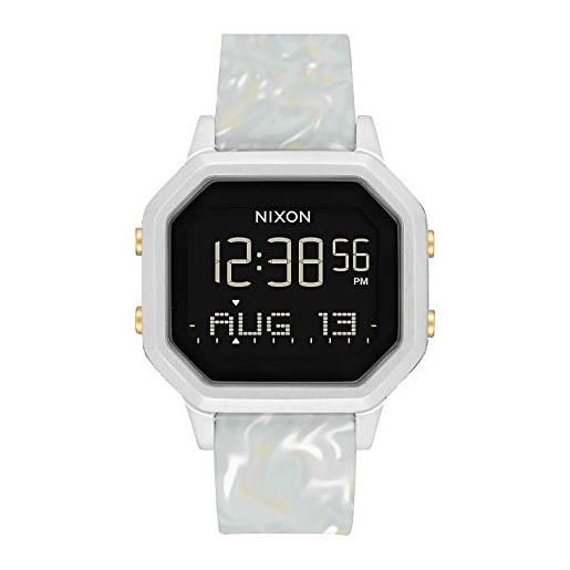 Nixon orologio digitale donna con cinturino in silicone a1211-3413-00