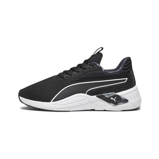 PUMA lex marbleized wn's, scarpe per jogging su strada donna, nero black, bianco white, 41 eu