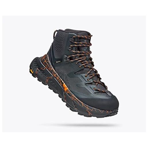 HOKA ONE ONE tennine hike gtx, scarpe da escursionismo unisex-adulto, blue graphite/persimmon oran, 42 2/3 eu