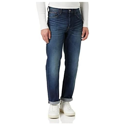 Tommy Hilfiger tapered moore str mw0mw29088 pantaloni di jeans, denim (benny indigo), 33w / 34l uomo
