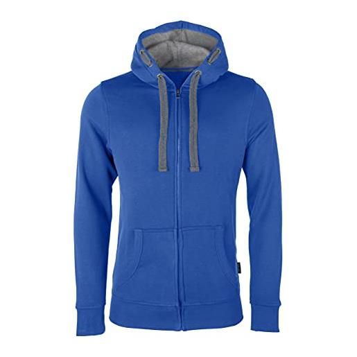 HRM m felpa con cappuccio, colore: rosso, xxl uomo