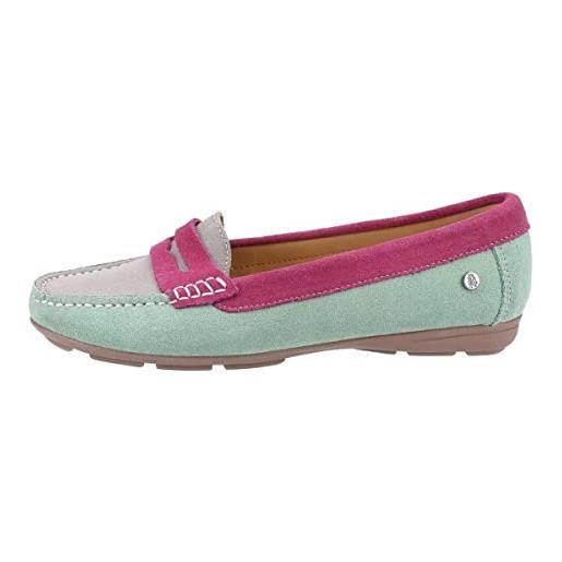 Hush Puppies margot multi loafer, mocassino donna, rosso rosa navy, 39 eu