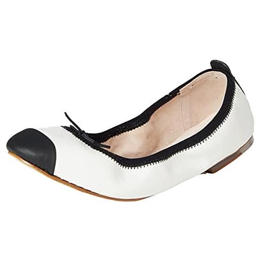 Bloch classica pearl, ballerine donna, nero e bianco, 38.5 eu