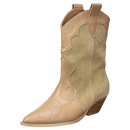 L37 HANDMADE SHOES that vibe, western boot donna, verde, 37 eu
