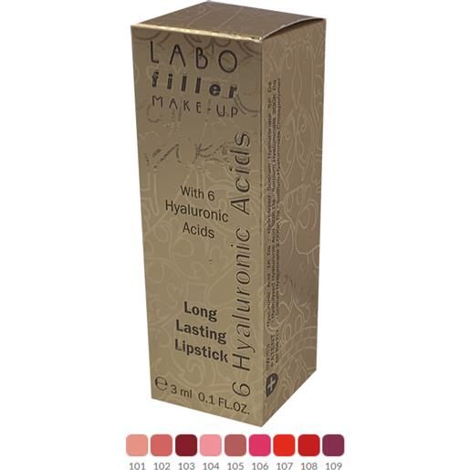 LABO INTERNATIONAL SRL labo filler make-up - rossetto lunga tenuta effetto velluto - colore 105