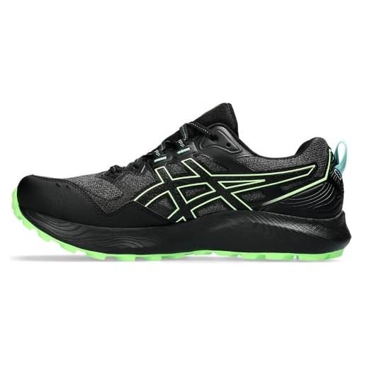 ASICS gel-sonoma 7 gtx, sneaker uomo, black illuminate green, 47 eu