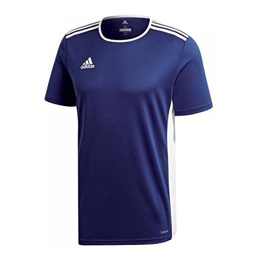 Adidas entrada 18, maglietta uomo, blu (clear blue/white), 2xl