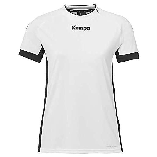 Kempa prime shirt women, maglietta da pallamano da donna, nero/antracite, xl