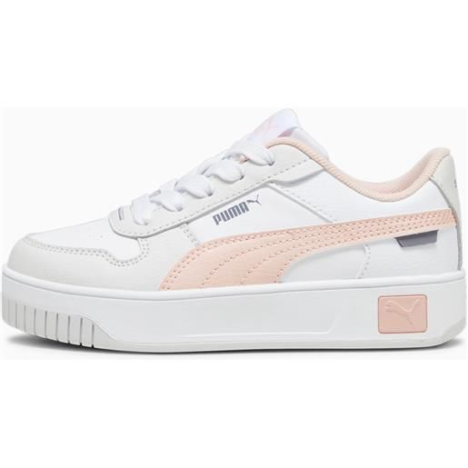 PUMA scarpe sneaker carina street da bambini, bianco/rosa/grigio/altro