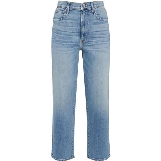 SLVRLAKE jeans cropped london in denim di cotone