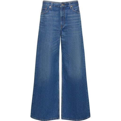 RE/DONE jeans vita bassa loose fit in cotone