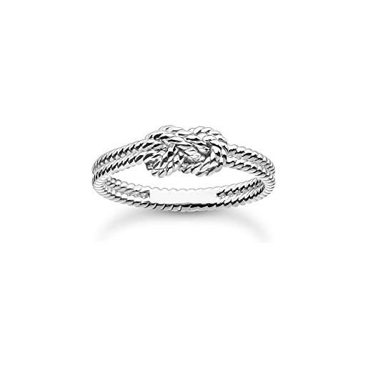 Thomas sabo anello da donna in argento sterling 925 tr2399-001-21, 54, argento, nessuna pietra preziosa