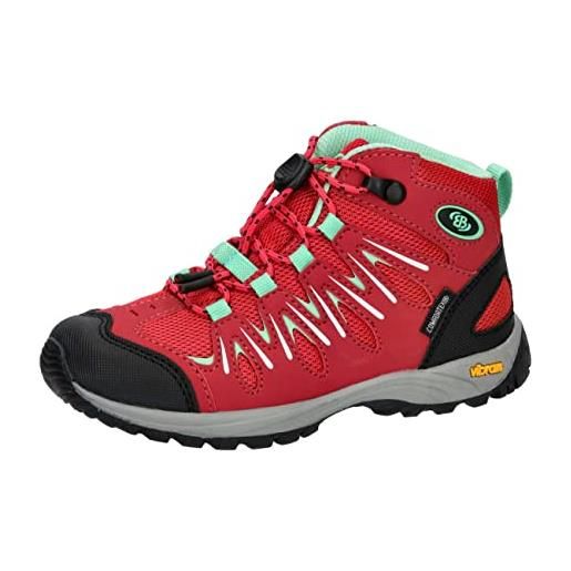 Brütting expedition kids high, scarpe da jogging, rosa verde menta e bianco, 37 eu