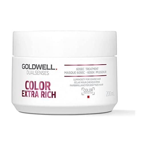 Goldwell dualsenses color extra rich, trattamento 60 secondi per capelli grossi o molto grossi, 200ml
