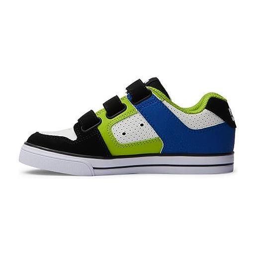 DC Shoes pure v, scarpe da ginnastica, black blue green, 37 eu