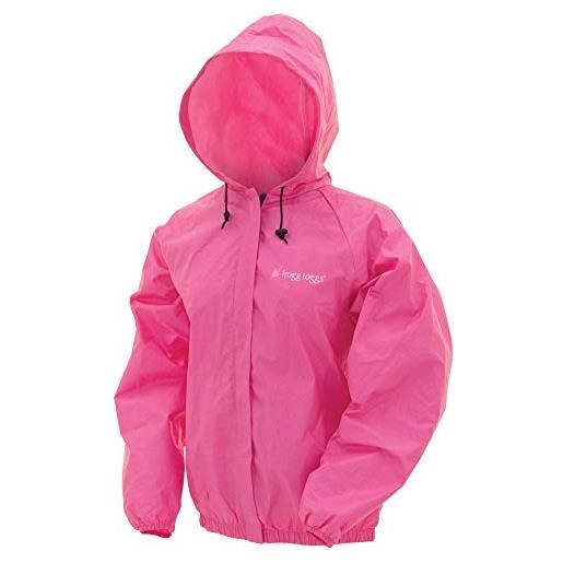FROGG TOGGS - giacca impermeabile traspirante da donna ultra-lite2, donna, giacca ultra lite2 da donna, ul62504, rosa, l