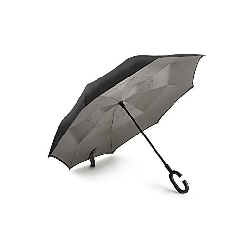 Incognito ombrello reversibile, nero, taglia unica, classico