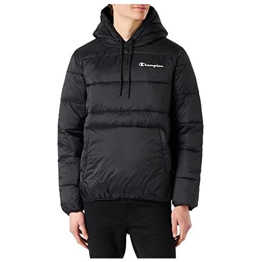 Champion outdoor polar giacca di pile, uomo, nero, l