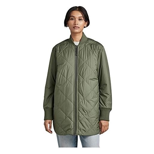 G-STAR donna padded bomber collar, verde scuro (lt hunter d22045-b958-8165), m