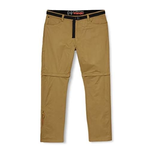 All Terrain Gear by Wrangler pieghevole zipoff cargo pantaloni, canguro, w30 / l32 uomo