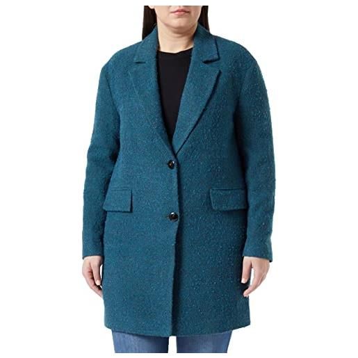 Sisley coat 2q7dln00r giaccone, black 901, 38 donna