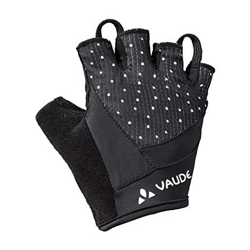 VAUDE advanced gloves ii 413770100600 - guanti da ciclismo da donna, taglia 6, colore: nero