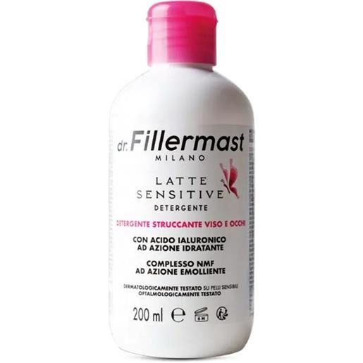 Dr. Fillermast latte sensitive detergente struccante viso e occhi, 200ml