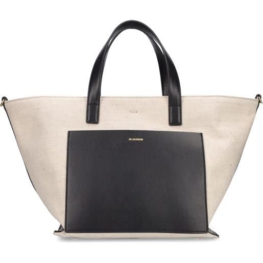 JIL SANDER borsa shopping piccola wander square