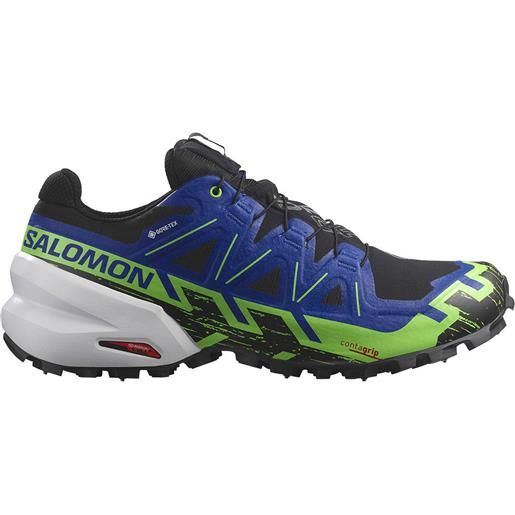 Salomon spikecross 6 goretex trail running shoes blu eu 43 1/3 uomo