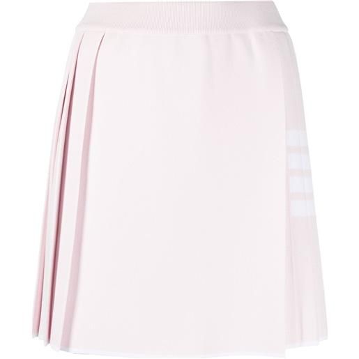 Thom Browne minigonna plissettata - rosa