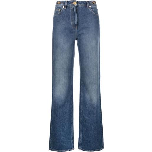 Versace jeans a gamba ampia medusa '95 - blu